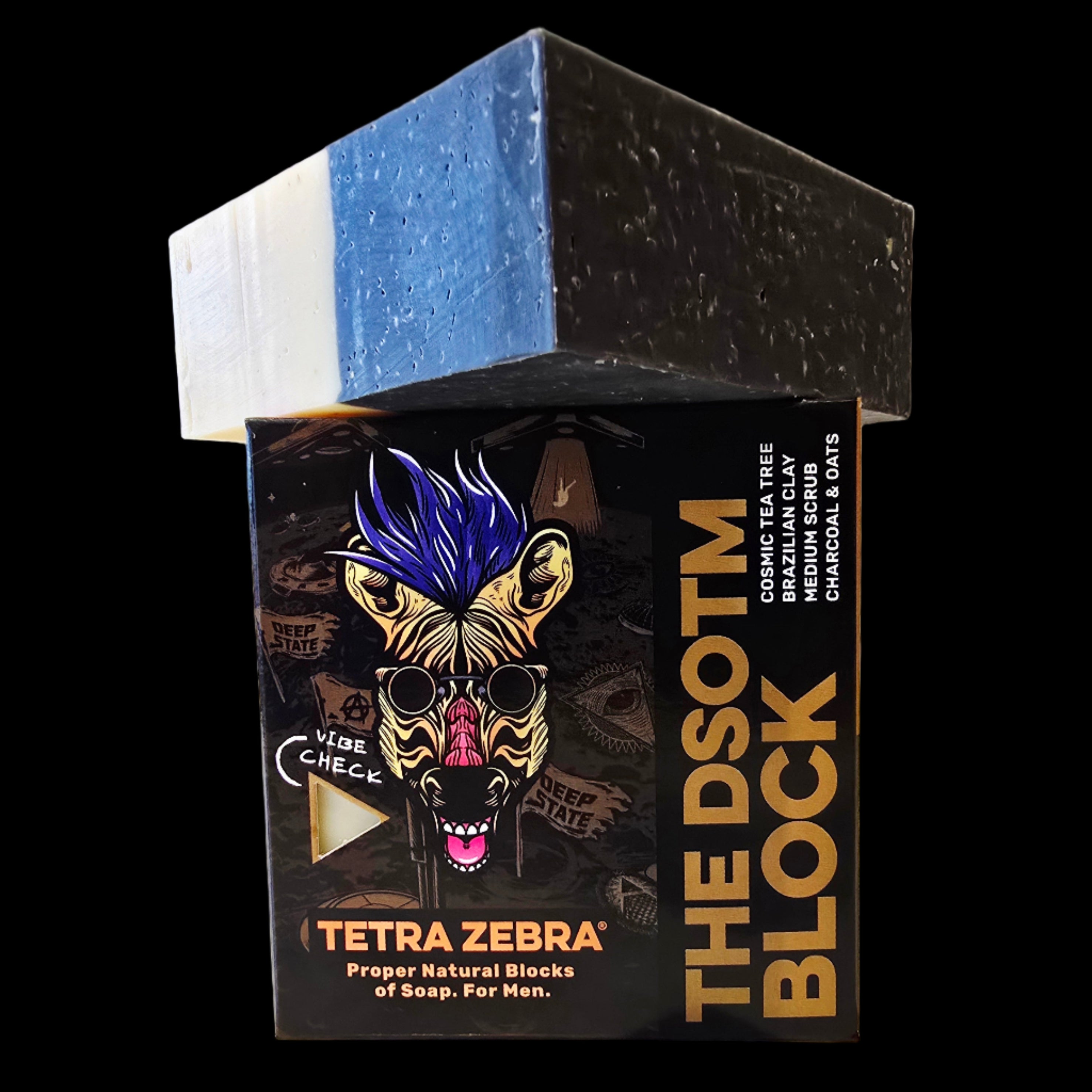 Dark Side of the Moon – Cosmic Tea Tree Soap for Men | Tetra Zebra